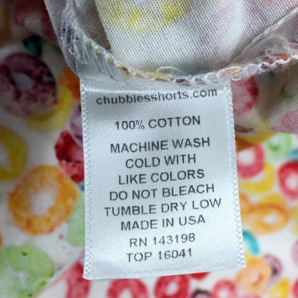 Chubbies Fruit Loops Oxford Shirt "The Nutter" - Picture 8 of 8